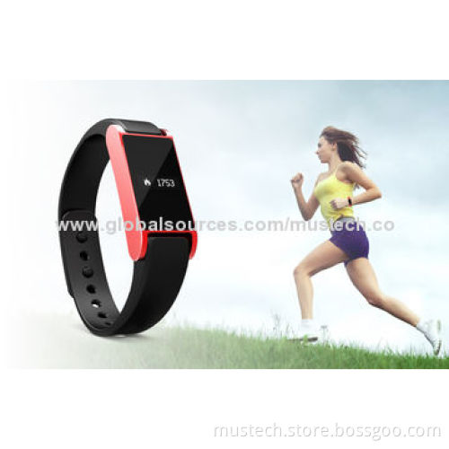 Smart Bracelet in Bluetooth 4.0 Works with Android and iPhone